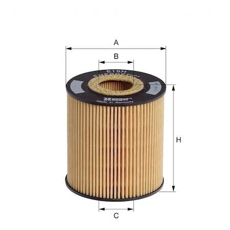 Hengst Oil Filter, E15Hd58 E15HD58